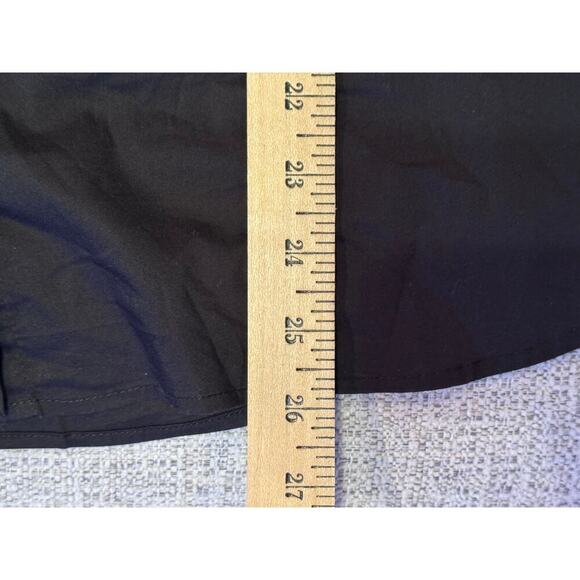 New York & Company Black Long Sleeve Button Down Long Sleeve Shirt Blouse Sz XL - Picture 7 of 10